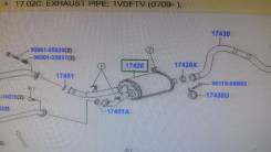 Выхлопная труба. Toyota Land Cruiser, VDJ200 Двигатель 1VDFTV