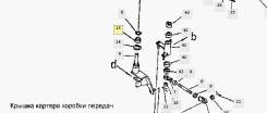 Кожух ручки переключения трансмиссии. Shantui SD16E Shantui SD16L