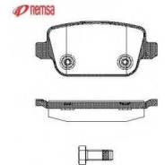 Тормозные колодки задн FORD MONDEO IV BD SEBA 07- S-MAX 06- FOCUS II 2.5RS 09- Remsa 1256.00