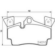 Тормозные колодки задние AUDI Q7 06- PORSCHE Cayenne от 02- г.в. Remsa 0996.10