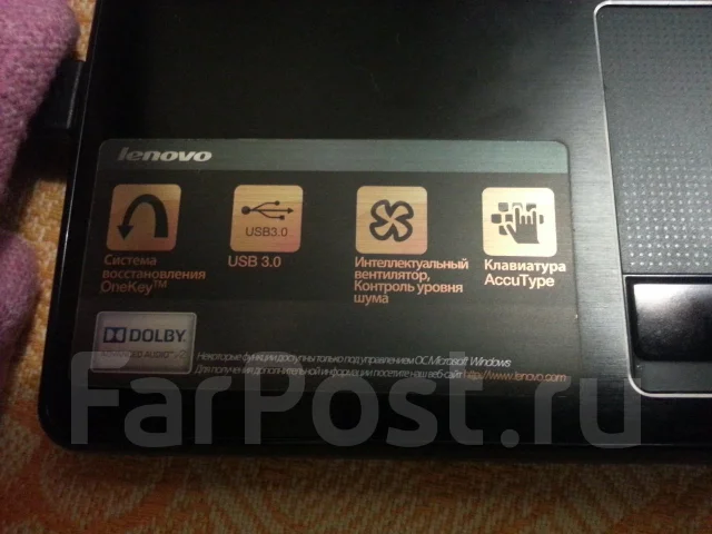 Lenovo G580. 15.4", 2,5����, ��� 4 ��, ���� 275���, WiFi: 1, Bluetooth: 1, ����������� �� 4��. ����