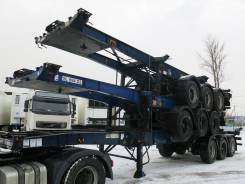 Dennison. Полуприцеп контейнеровоз 2003 г., 35 000 кг.