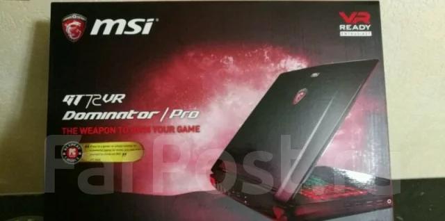 MSI GT. 17.3", 2,6����, ��� 8 ��, ���� 1 000���, WiFi: 1, Bluetooth: 1 ����