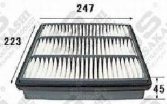 Фильтр воздушный. Hyundai Excel Hyundai Lantra Hyundai Pony Hyundai Sonata Mitsubishi Challenger, K99W Mitsubishi Pajero, V25C, V23C, V55W, V25W, V45W...