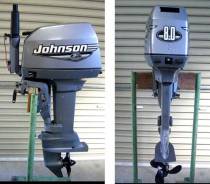 Johnson. 8,00 л.с., 2-тактный, бензиновый, нога S (381 мм), 2007 год год. Под заказ