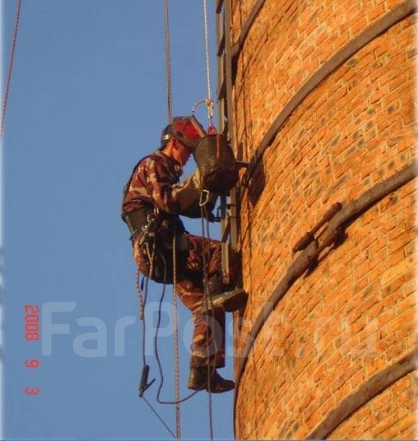 Обследование, прочистка, ремонт и демонтаж дымовых труб в Хабаровске