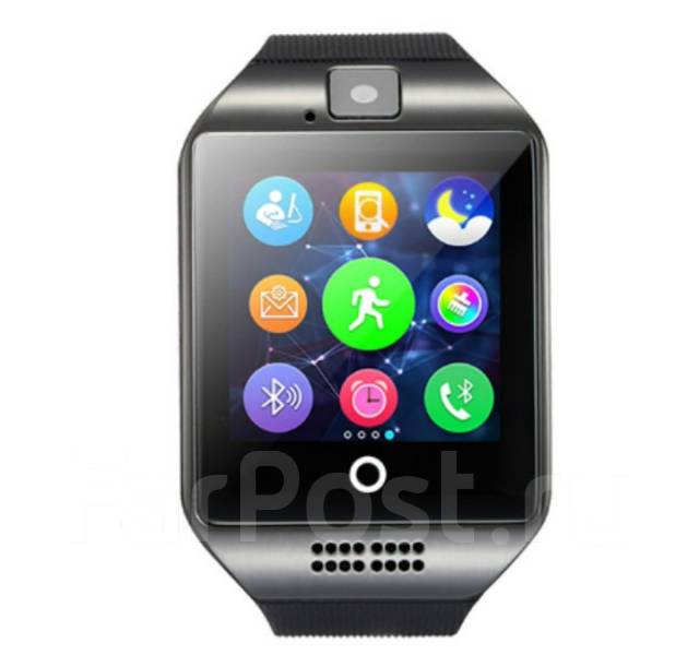 Стильные мужские часы Smart Watch Q18 с камерой и поддержкой сим карты ...
