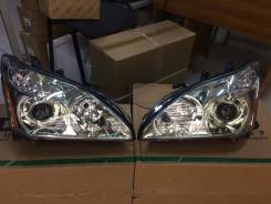 Фара. Toyota Harrier, MHU38, ACU30, MCU30, MCU31, ACU35, MCU35, MCU36 Lexus: RX400h, RX350, RX330, LS350, RX300 Двигатели: 1MZFE, 3MZFE, 2AZFE