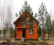 Новый дом в сосновом лесу, в экологически чистом месте, у реки. Переславский район, село Купанское, р-н Ярославский, площадь дома 80 кв. м., электриче...