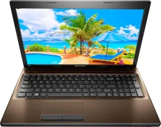 Lenovo G580. 15.6", 2,3����, ��� 4 ��, ���� 500���, WiFi: 1, Bluetooth: 1, ����������� �� 2��. ����