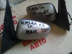 Зеркало заднего вида боковое. Nissan Almera, N16