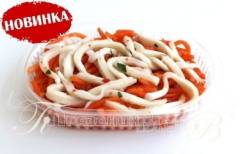 Морковь острая с кальмаром (Готовые обеды)