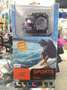 Спортивная камера Full HD sports cam x6000 ip65 . Новая ? %. На фото. 10 - 14.9 Мп, с объективом