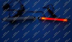 Неоновые катафоты в бампер Alphard (фонари Альфард) 08-15г. Белые. Toyota Alphard