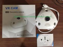 Панорамная 3D камера видеонаблюдения 360*,960P,1,3 MP, WIFI, PST-IPFE02. с объективом