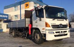 Hino 500. Дилерский автомобиль Борт кран 9,2т, 7 684 куб. см., 8 400 кг.