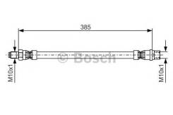 Шланг тормозной. Mercedes-Benz: CLK-Class, V-Class, SLK-Class, CLC-Class, E-Class, C-Class Mini Cabrio Двигатели: M112E26, M112E32, M113E50, M113E55...