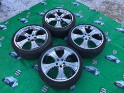Японские хром диски Lehrmeister Typhoon S04 R19. 7.5x19 5x100.00 ET48