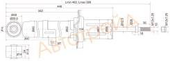 Стойка передняя TOYOTA MARK X/CROWN/LEXUS IS250/300/350 04- RH SAT ST-48510-80256