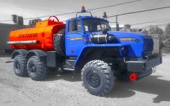 Урал 4320. Автотопливозаправщик АТЗ-10 на шасси -1951-60М с ДВС ЯМЗ-6565, 11 150 куб. см., 10,00 куб. м.