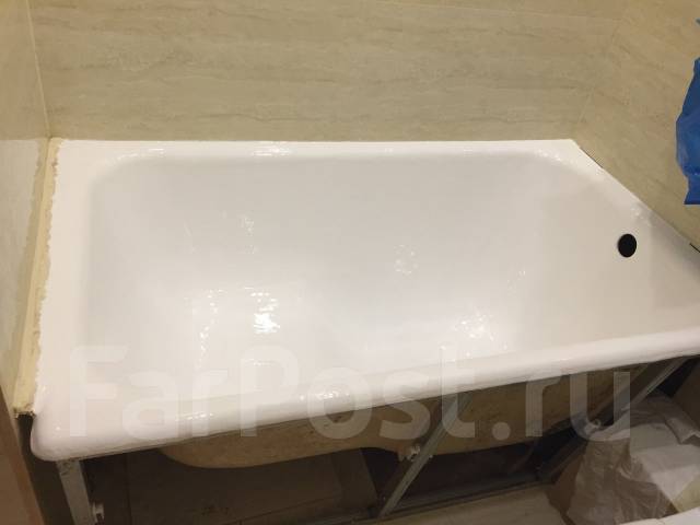 Реставрация, ремонт и покраска ванн акрилом во Владивостоке