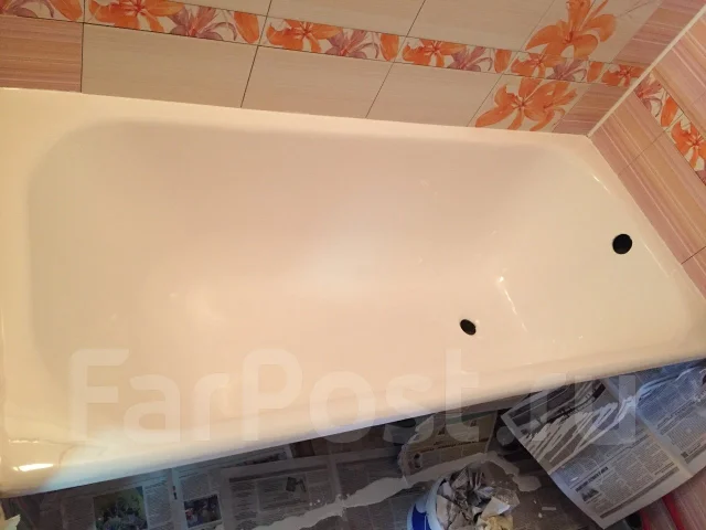 Реставрация, ремонт и покраска ванн акрилом во Владивостоке