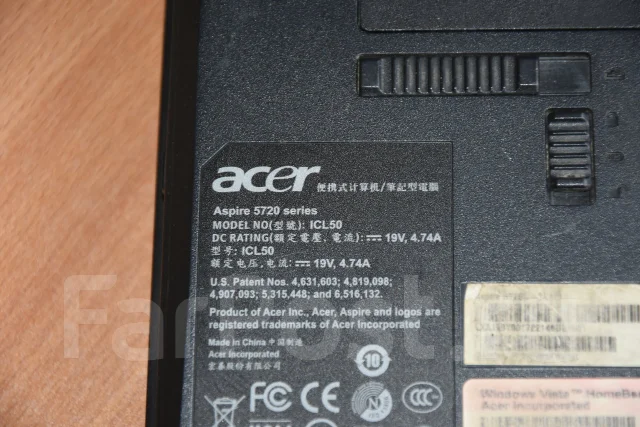 Acer Aspire 5720G. 15.4", 1 500����, ��� 4 ��, ���� 500���, WiFi: 1, ����������� �� 111��. ����