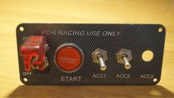 Кнопка запуска двигателя. Nissan: Stagea, Fairlady Z, Skyline GT-R, Laurel, 350Z, Skyline, Silvia Mitsubishi GTO, Z16A Mitsubishi Lancer Evolution, CN...