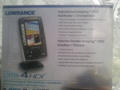 Картплоттер Lowrance elite 4 hdi с картой