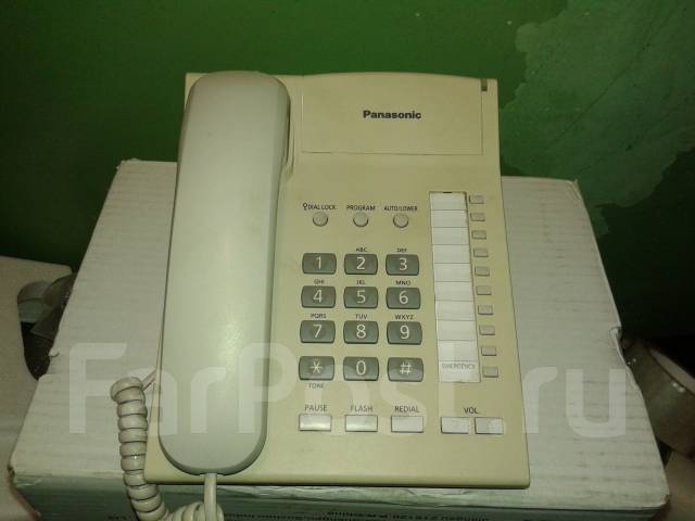 Проводной телефон Panasonic KX-TS2382 белый, б/у, в наличии. Цена: 400 ...