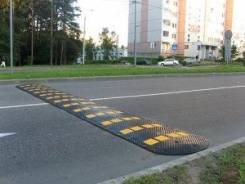 Лежачий полицейский искусственная дорожная неровность ИДН500 17 метров