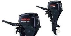 Nissan Marine. 18,00 л.с., 2х тактный, бензин, нога S (381 мм), Год: 2017 год