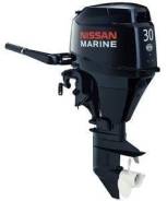Nissan Marine. 30,00 л.с., 2х тактный, бензин, нога S (381 мм), Год: 2017 год