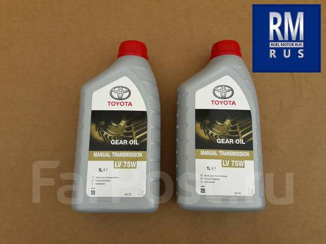 Масло трансмиссионное Toyota LV GL-4 75W 1л 0888581001, синтетическое ...