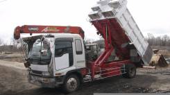 Isuzu Forward. Продается грузовик isuzu forward самосвал с манипулятором, 8 226 куб. см., 7 000 кг.
