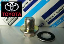 Пробка поддона сливная. Toyota: Platz, Corona, Lite Ace, Windom, Aristo, Ipsum, iQ, Pixis Joy, Corolla, MR-S, Altezza, Tercel, Tundra, Dyna, Raum, Sto...