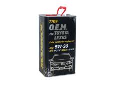 Масло моторное Mannol OEM for Toyota, Lexus 5w-30, 4 л. Вязкость 5W-30, синтетическое