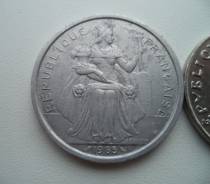 Французская Полинезия, 5 франков 1965