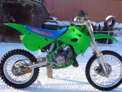 Kawasaki KX 80. 80 куб. см., исправен, птс, без пробега