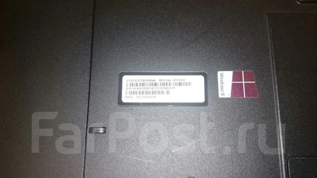 Acer Aspire V3-571G. 15.6", 3 200����, ��� 6 ��, ���� 500���, WiFi: 1, Bluetooth: 1, ����������� �� 3��. ����