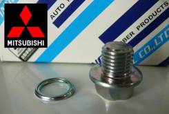 Пробка поддона сливная. Mitsubishi: Eclipse, Sigma, L300, Minica Toppo, Aspire, ASX, Toppo BJ Wide, Space Star, Legnum, Chariot, Town Box, Town Box Wi...