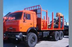 Камаз 43118 Сайгак. КМУ Сортиментовоз Камаз 65861-4200601-46 (43118-3090-46)+ОМТЛ-97 на за, 12 000 куб. см., 12 700 кг.