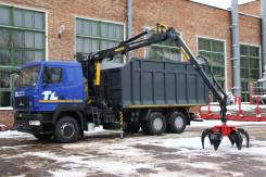 МАЗ 6312B5-8429-012. Ломовоз маз 6312С5 с Гидроманипулятором Epsilon, 330 куб. см., 26 000 кг.