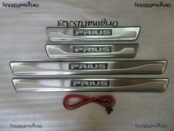 Накладка на порог. Toyota Prius, ZVW35, ZVW30, ZVW30L Двигатель 2ZRFXE