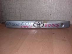 Накладка на дверь багажника. Toyota Caldina, ST190, ST191G, ST190G, ST191