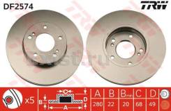 Диск тормозной. Nissan: Stagea, Silvia, Primera, Cefiro, Skyline, Laurel Двигатели: RB25DE, RB20DE, SR20DE, QR20DE, QG18DE, QR25DD, VQ20DE, VQ25DE, RD...