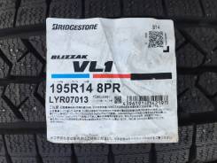 Bridgestone Blizzak VL1. Зимние, без шипов, 2014 год, без износа, 4 шт