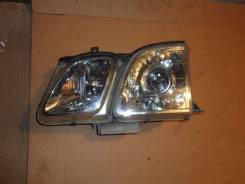 Фара. Toyota Land Cruiser Cygnus, UZJ100W Lexus LX470, UZJ100 Двигатель 2UZFE