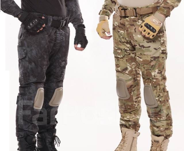 Тактические штаны с защитой колен Отправка по России, новый, под заказ.Цена: 2 300₽ в Хабаровске