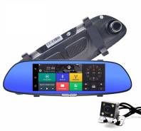Зеркало - видеорегистратор Shadow Android 5, GPS навигатор, 3G наличие